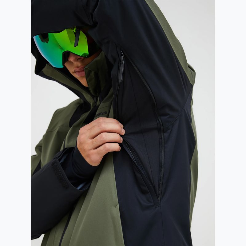 Geacă de schi pentru bărbați Peak Performance Rider Tech Insulated pine needle/black 5