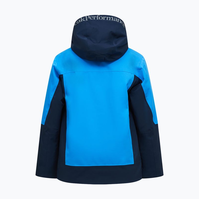 Geacă de schi pentru copii Peak Performance Rider Tech Insulated Jacket azure ascent/blue shadow 2