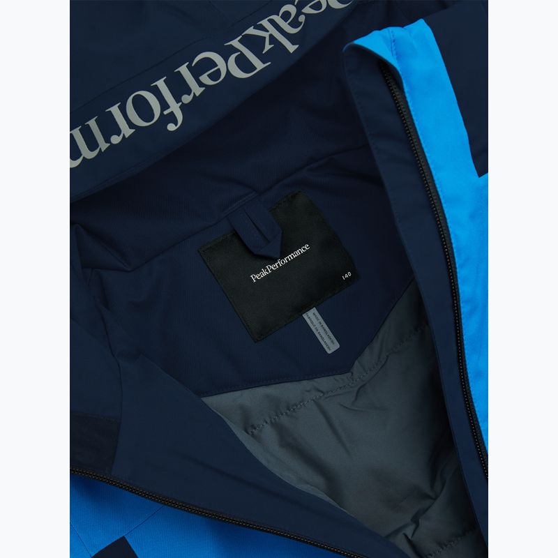Geacă de schi pentru copii Peak Performance Rider Tech Insulated Jacket azure ascent/blue shadow 4