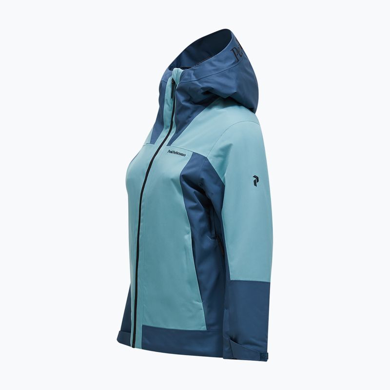 Geacă de schi pentru femei Peak Performance Rider Tech Insulated Jacket mountain lake/deluded vision 3