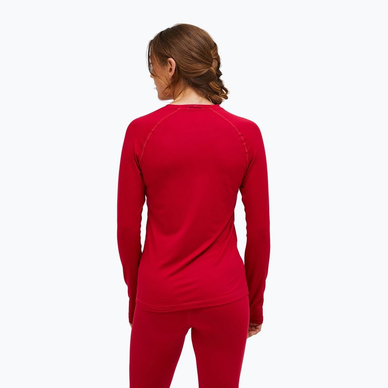 Bluză termică damă Peak Performance Spirit Crew tech burgundy 2