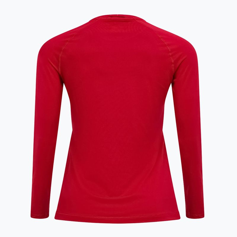Longsleeve termoactivi pentru femei Peak Performance Spirit Crew tech burgundy 4