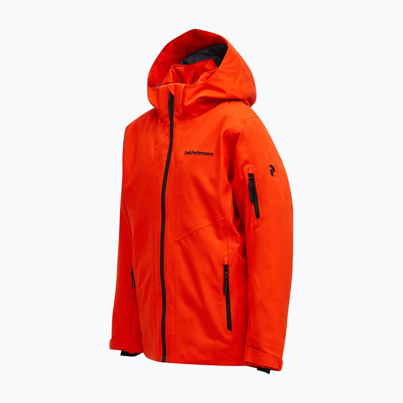 Geacă de schi pentru copii Peak Performance JR Maroon Insulated solar burst 3