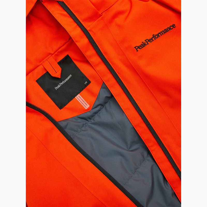 Geacă de schi pentru copii Peak Performance JR Maroon Insulated solar burst 4