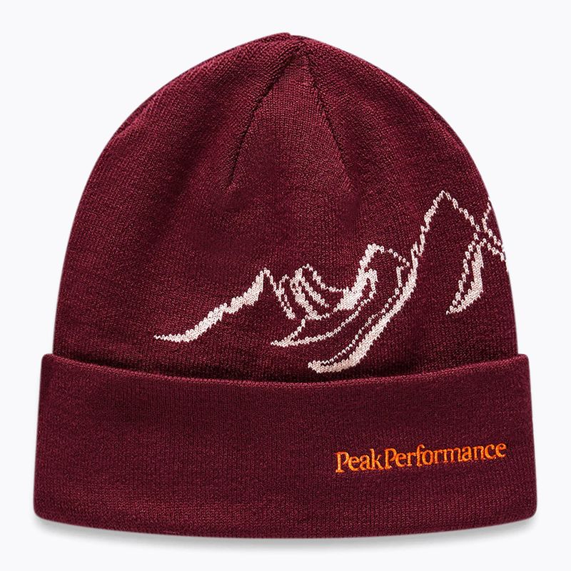 Căciulă de iarnă Peak Performance Mountain vertical zenith/peach fuzz