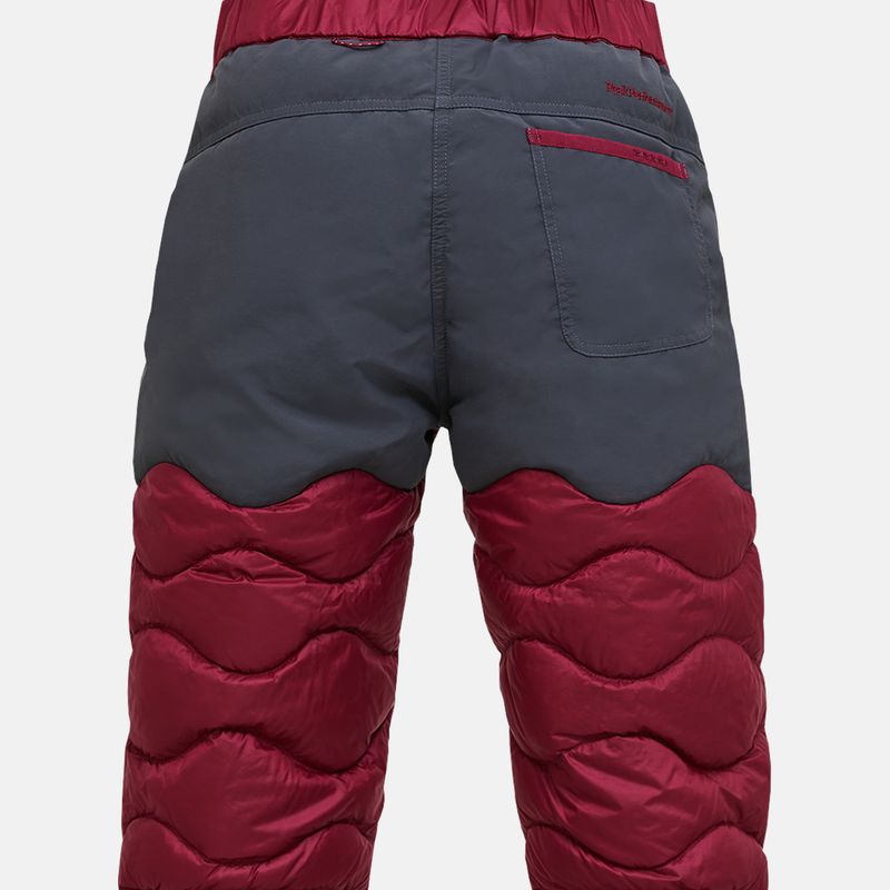 Pantaloni scurți cu puf pentru femei Peak Performance Helium Down vertical zenith/motion grey 2