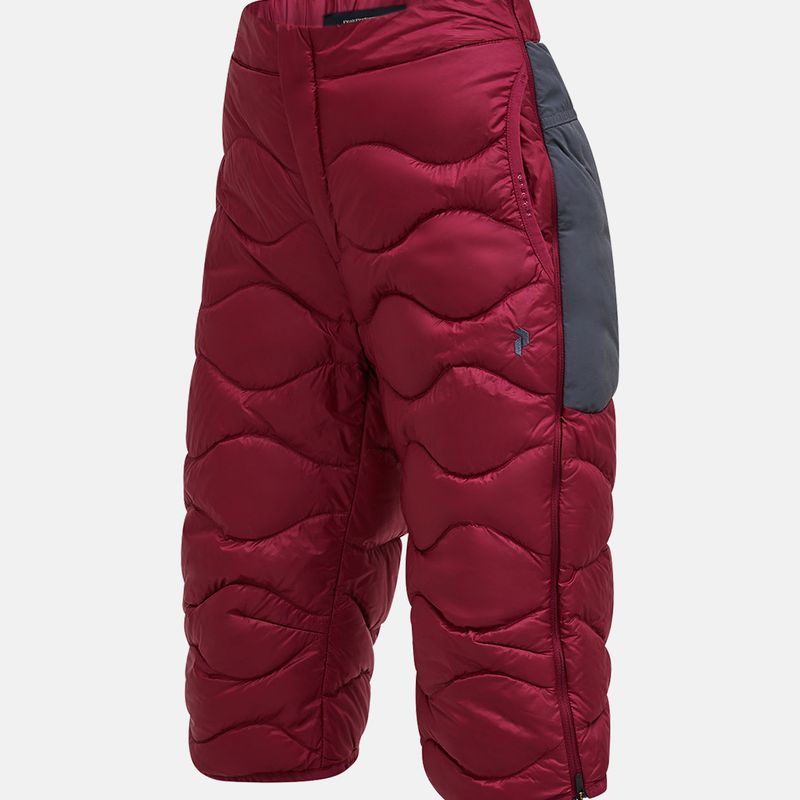 Pantaloni scurți cu puf pentru femei Peak Performance Helium Down vertical zenith/motion grey 3