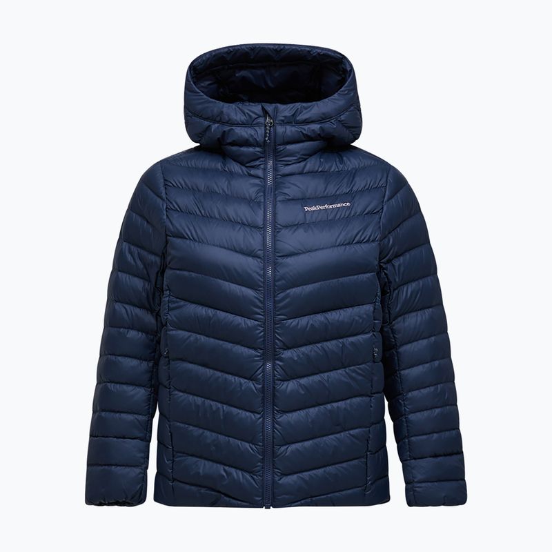 Geacă cu puf pentru femei Peak Performance Frost Down Hood Jacket blue shadow