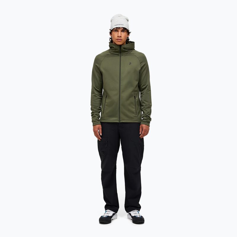 Bluză pentru bărbați Performance Rider Essentials Zip Hood pine needle/pine needle 2