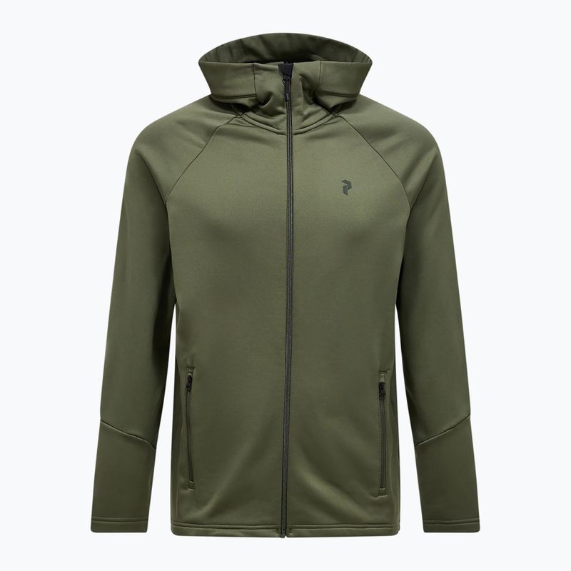 Bluză pentru bărbați Performance Rider Essentials Zip Hood pine needle/pine needle 5