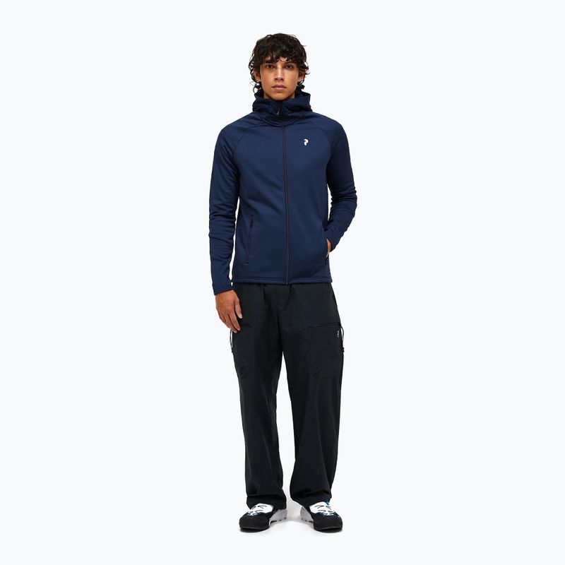 Bluză pentru bărbați Peak Performance Rider Essentials Zip Hood blue shadow/blue shadow 2
