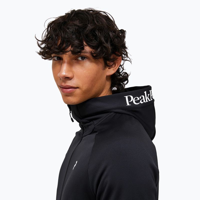 Bluză pentru bărbați Peak Performance Rider Essentials Zip Hood black/black 5