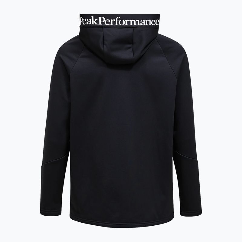 Bluză pentru bărbați Peak Performance Rider Essentials Zip Hood black/black 7
