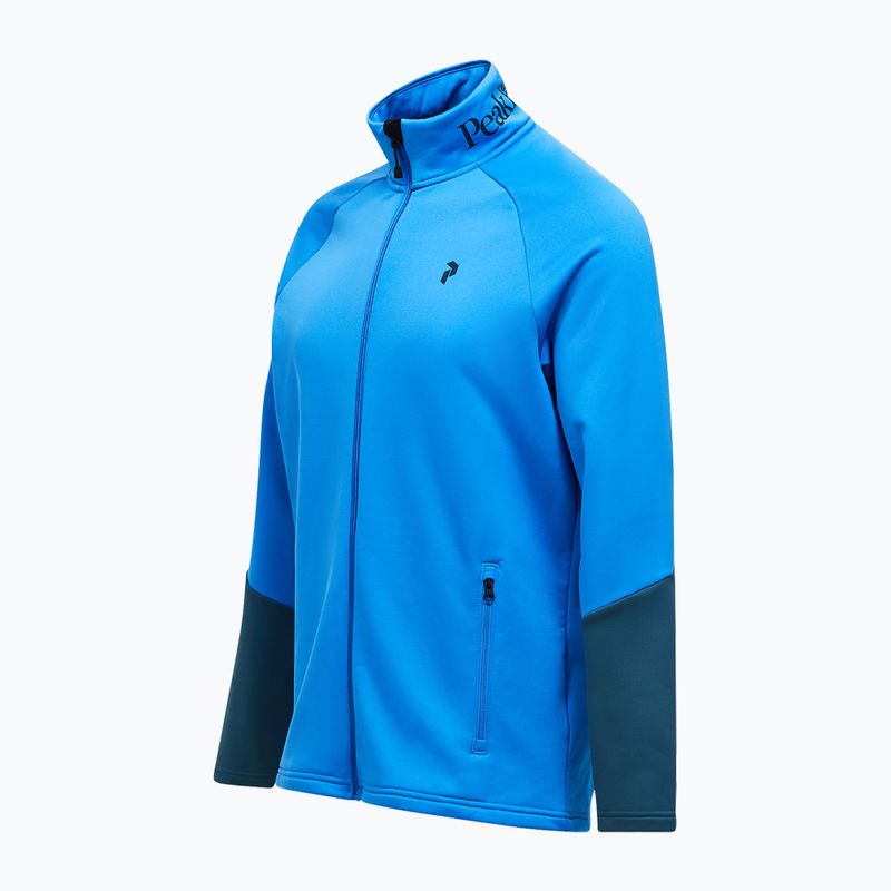 Bluză pentru bărbați Peak Performance Rider Essentials Zip Jacket Azure Ascent/Mountain Lake 3