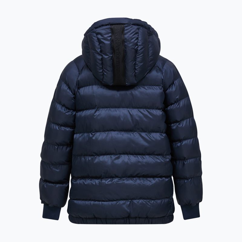 Geacă cu puf pentru bărbați Peak Performance Tomic Insulated Hood Jacket blue shadow 2