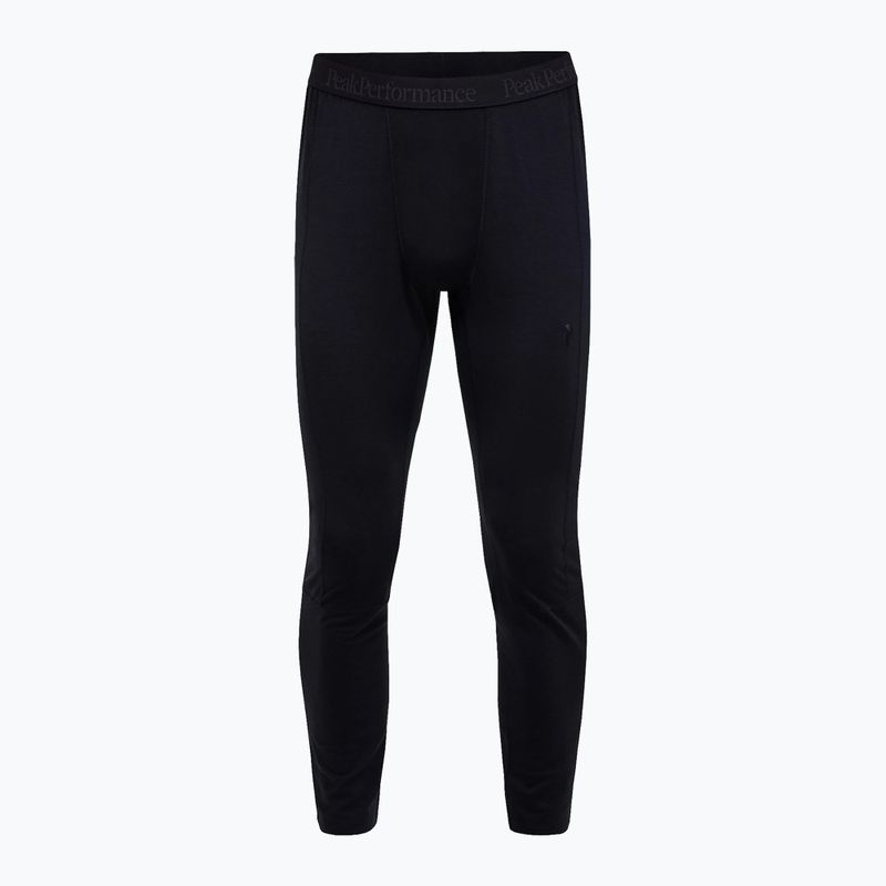 Pantaloni termoactivi pentru bărbați Peak Performance Magic 7/8 Johns Long Wool-Blend Baselayer black/black 3