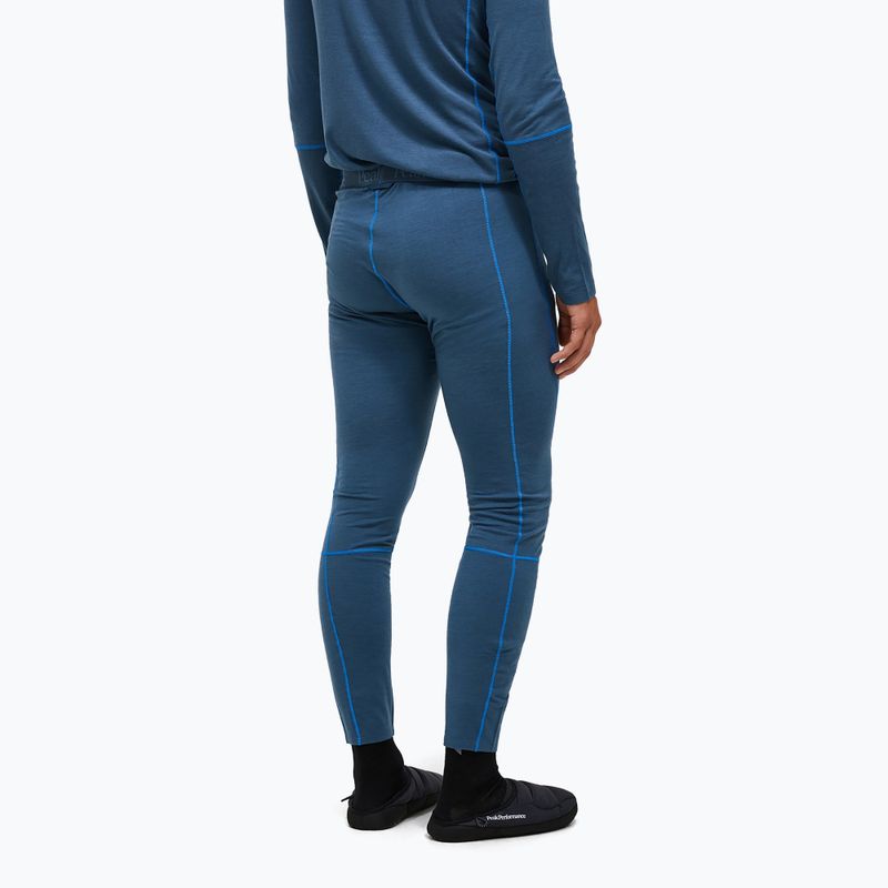 Pantaloni termoactivi pentru bărbați Peak Performance Magic 7/8 Johns Long Wool-Blend Baselayer mountain lake 2