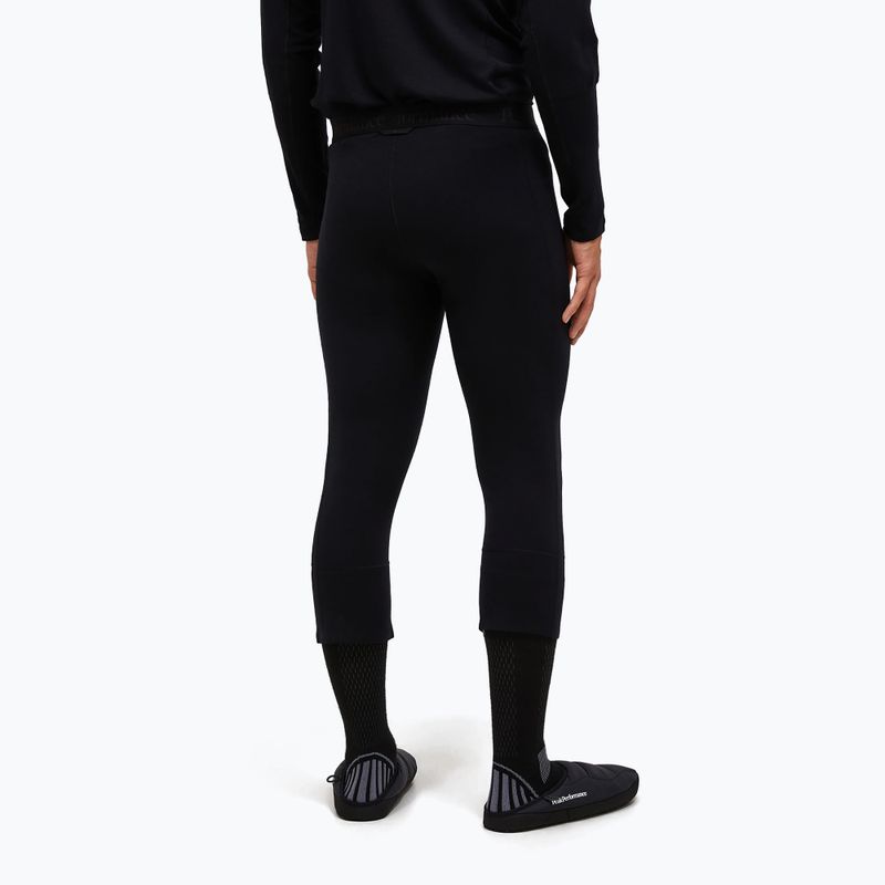 Pantaloni termoactivi pentru bărbați Peak Performance Magic 3/4 Johns Long Wool-Blend Baselayer black/black 2