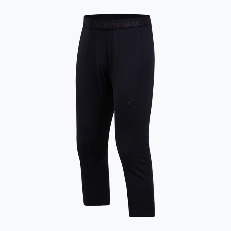Pantaloni termoactivi pentru bărbați Peak Performance Magic 3/4 Johns Long Wool-Blend Baselayer black/black 5