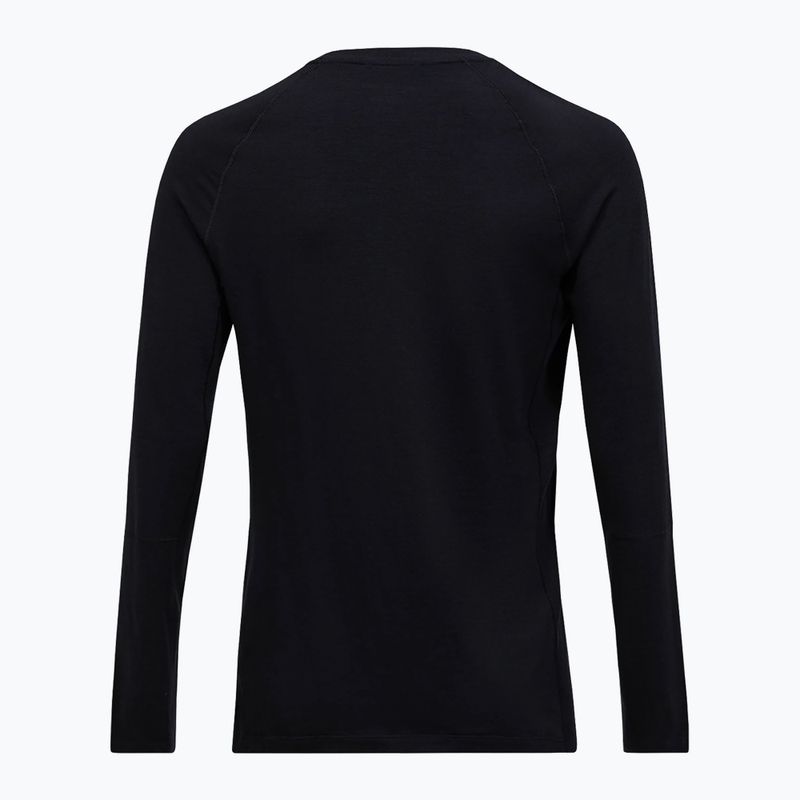 Longsleeve termoactivi pentru bărbați Peak Performance Magic Crew Wool-Blend Baselayer black/black 4
