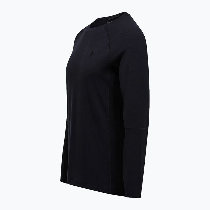 Longsleeve termoactivi pentru bărbați Peak Performance Magic Crew Wool-Blend Baselayer black/black 5