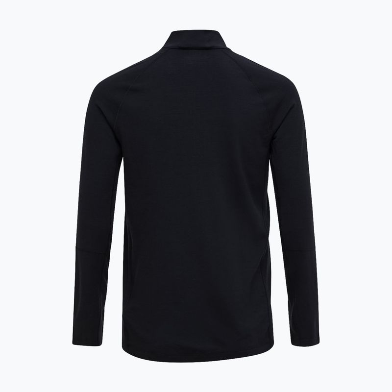 Bluză termoactivă pentru bărbați Peak Performance Magic Half Zip Wool-Blend Baselayer black/black 4
