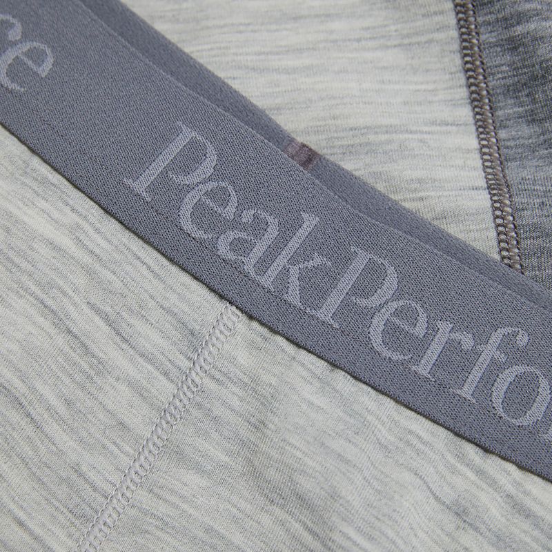 Pantaloni termoactivi pentru femei Peak Performance Peak Performance Magic 7/8 Long Johns Wool-Blend Baselayer med grey melange/melange grey 6