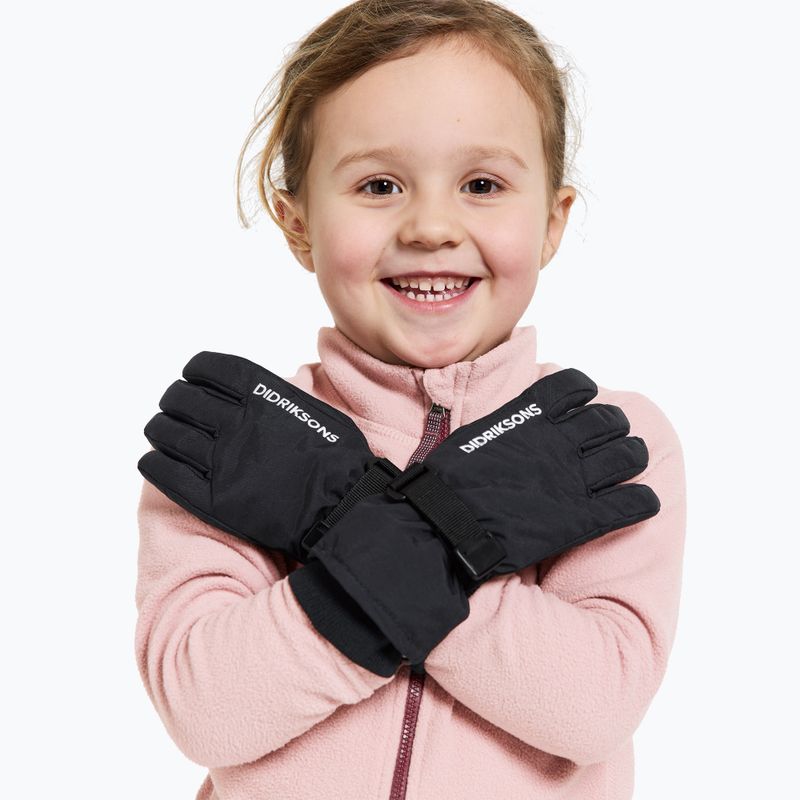Mănuși de schi pentru copii Didriksons Biggles black 3