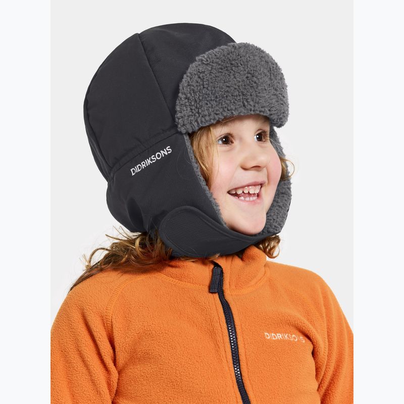 Căciulă de iarnă pentru copii Didriksons Biggles black 2