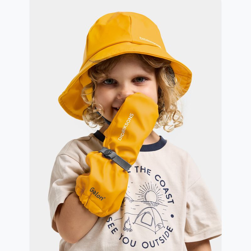 Mănuși de schi pentru copii Didriksons Pileglove 8 oat yellow 4