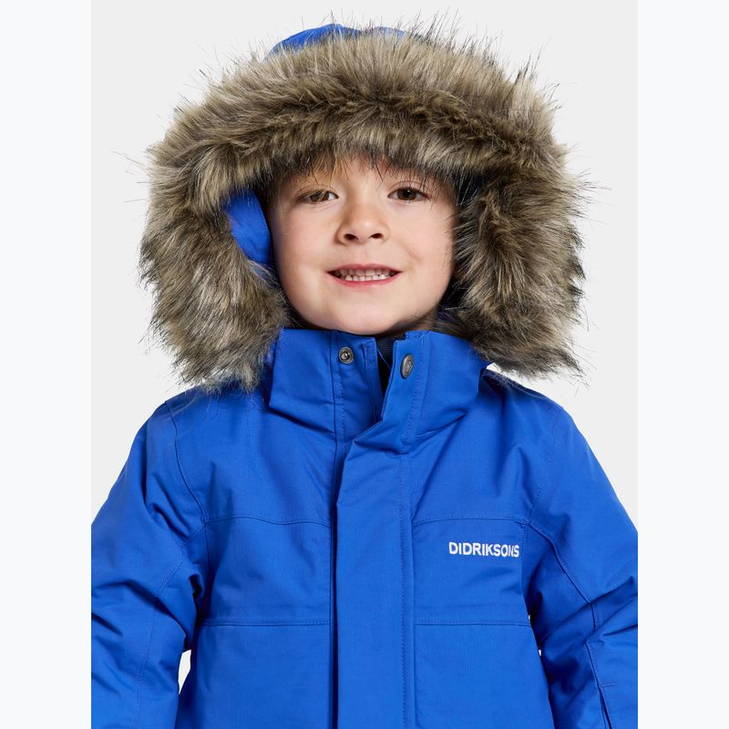 Geacă de iarnă pentru copii Didriksons Bjärven Parka caribbean blue 5