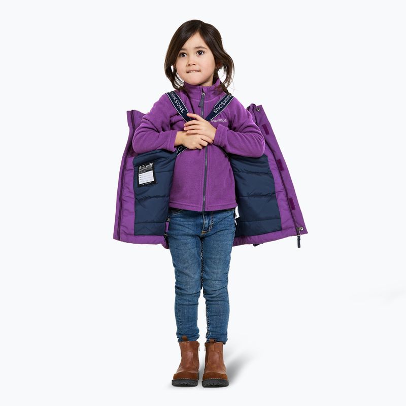 Geacă de iarnă pentru copii Didriksons Bjärven Parka royal purple 4