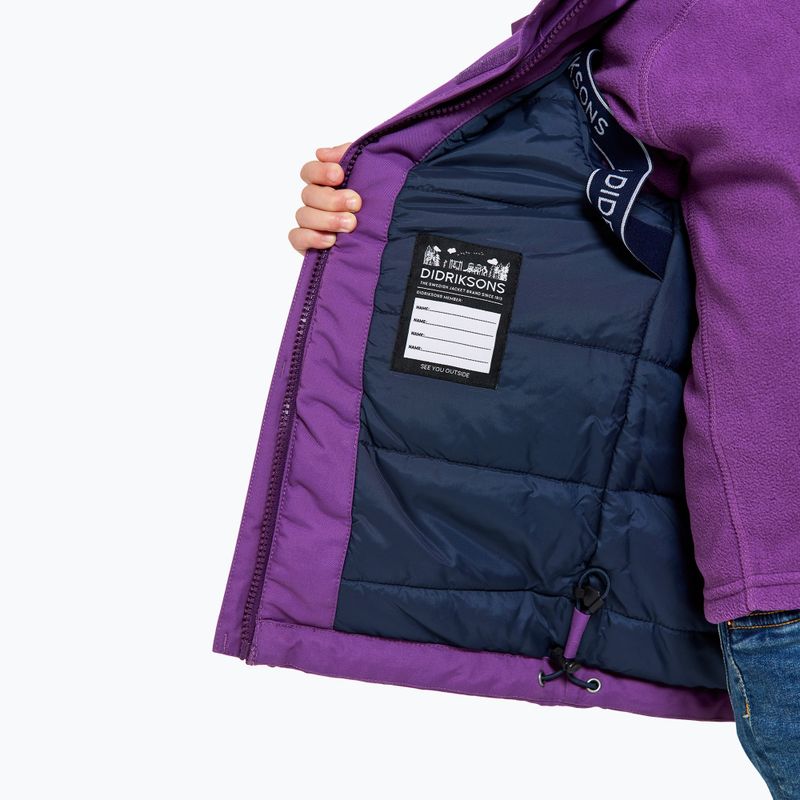 Geacă de iarnă pentru copii Didriksons Bjärven Parka royal purple 8