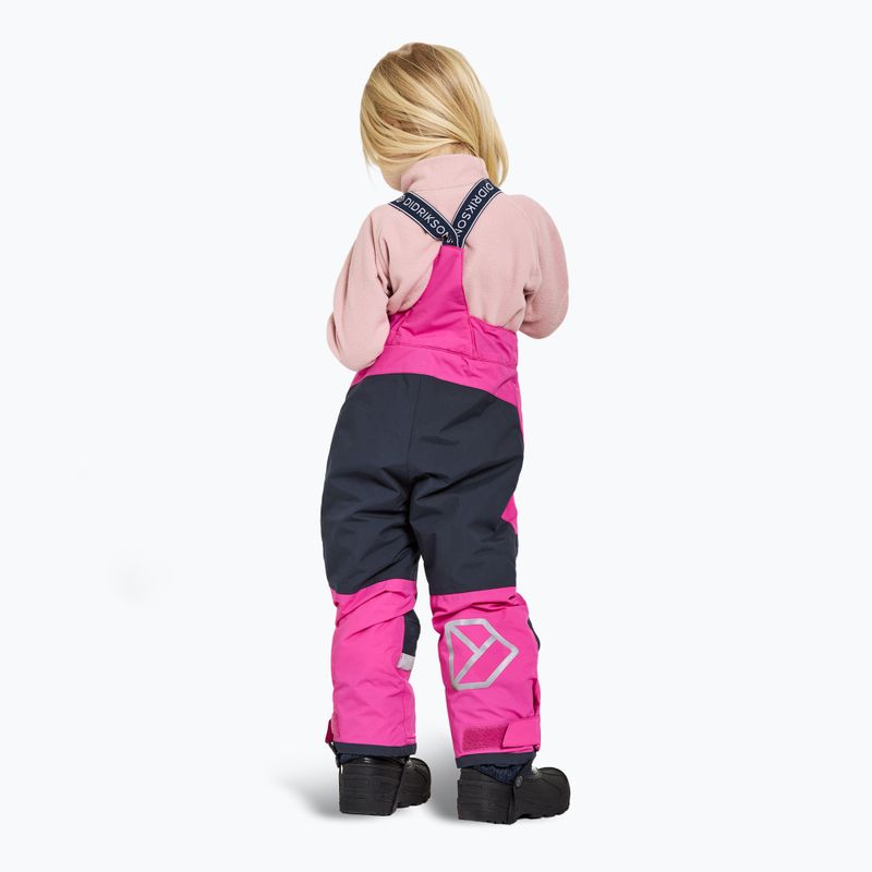 Pantaloni de schi pentru copii Didriksons Idre plastic pink 2