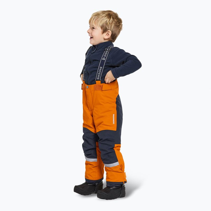 Pantaloni de schi pentru copii Didriksons Idre orange jam 4