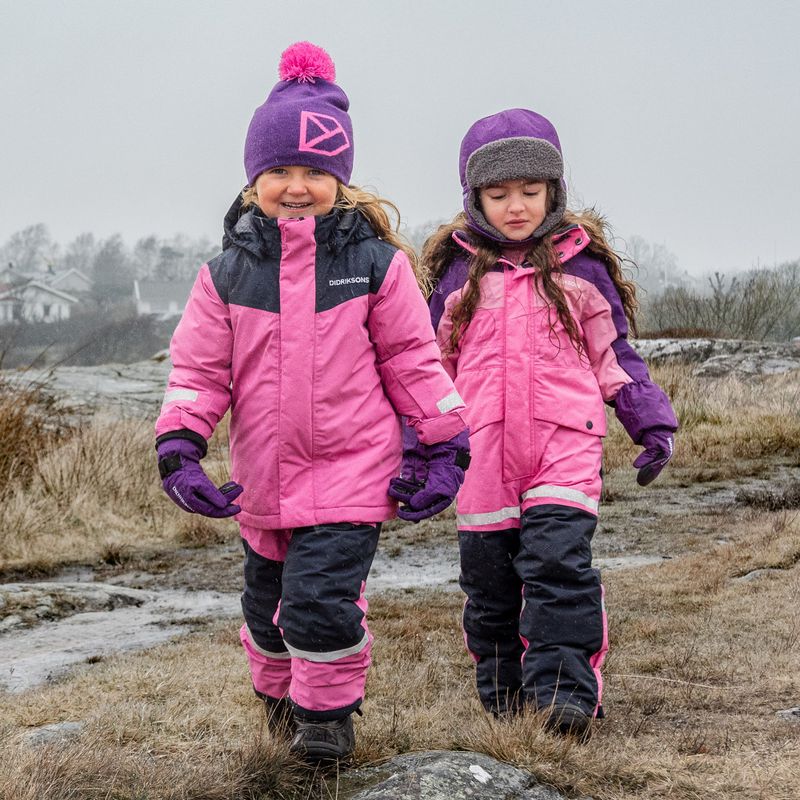 Costum de schi pentru copii  Didriksons Bjärven Cover sweet pink 14