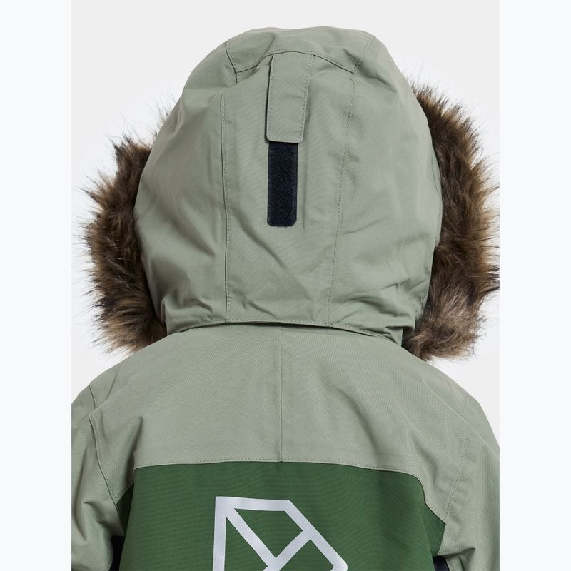 Costum de schi pentru copii Didriksons Bjärven Cover light moss 6