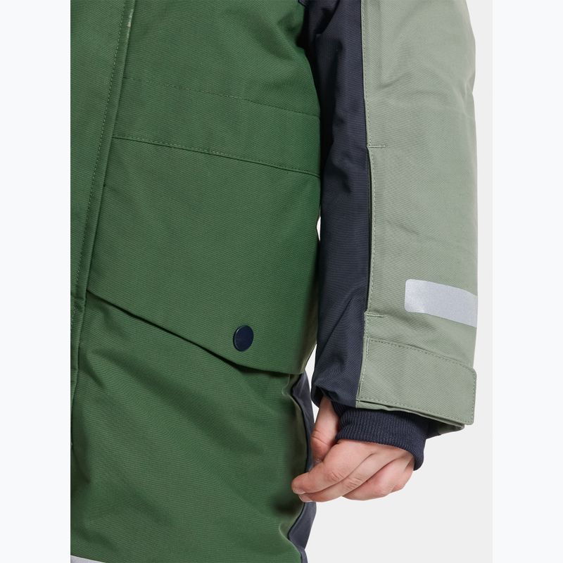 Costum de schi pentru copii Didriksons Bjärven Cover light moss 7