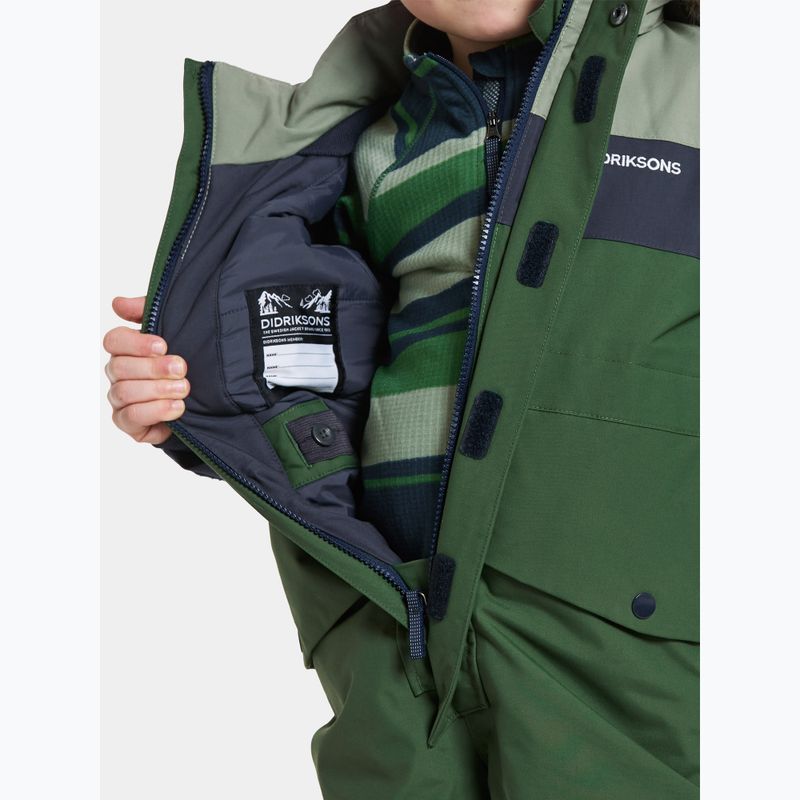 Costum de schi pentru copii Didriksons Bjärven Cover light moss 9