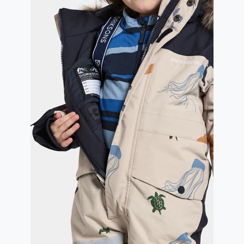 Costum de schi pentru copii  Didriksons Bjärven Cover Se winter ocean multi reflex 9
