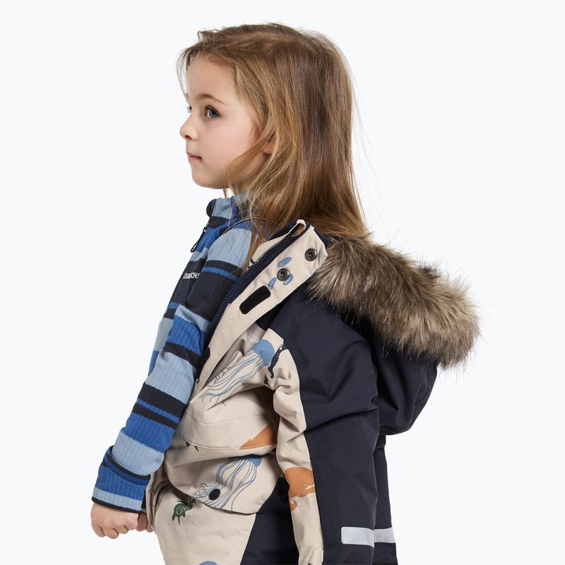 Costum de schi pentru copii  Didriksons Bjärven Cover Se winter ocean multi reflex 11