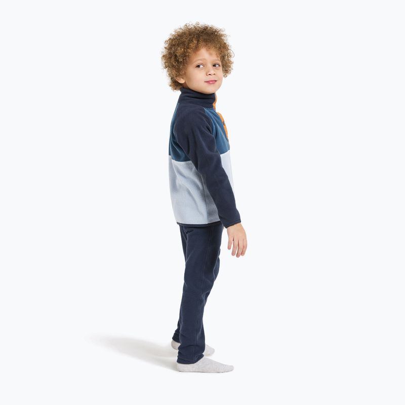 Bluză pentru copii Didriksons Monte Half Button cloud blue 4