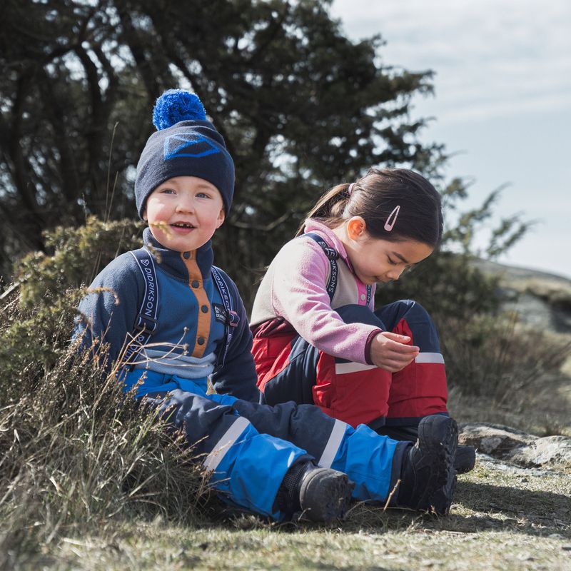 Bluză pentru copii Didriksons Monte Half Button cloud blue 11