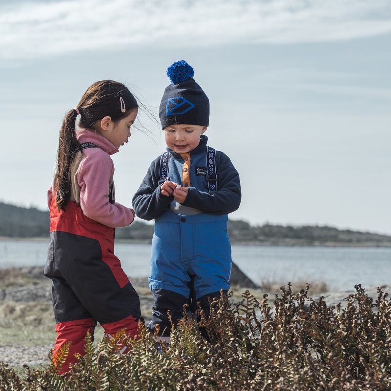 Bluză pentru copii Didriksons Monte Half Button cloud blue 12