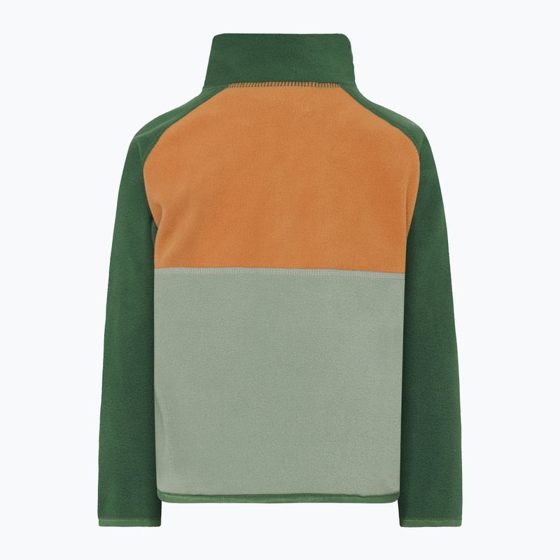 Bluză pentru copii Didriksons Monte Half Button light moss 2