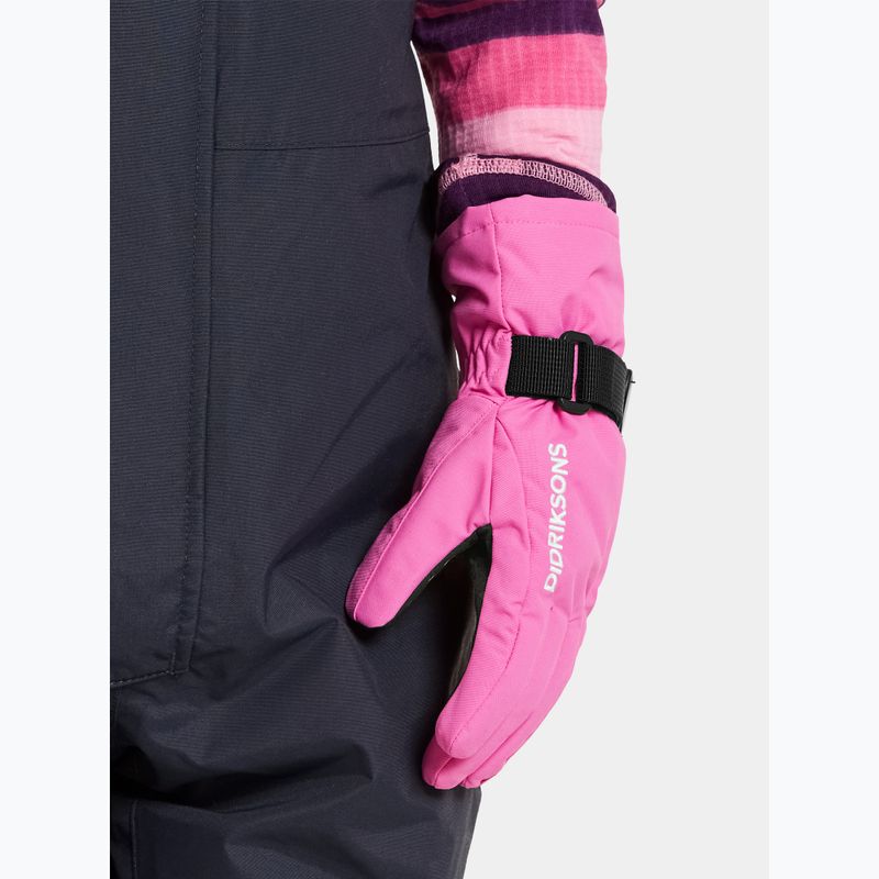 Mănuși de schi pentru copii Didriksons Biggles sweet pink 3