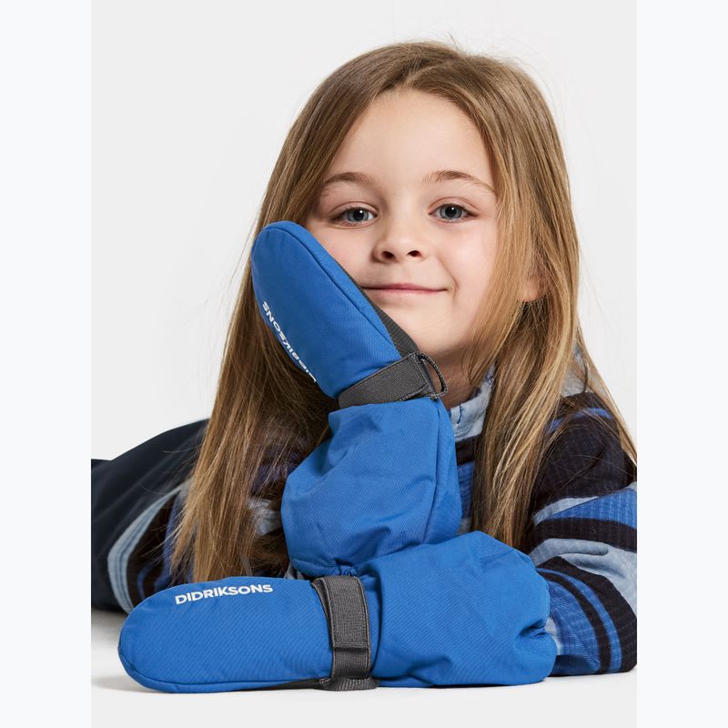 Mănuși de schi pentru copii Didriksons Biggles Mittens sapphire blue 2