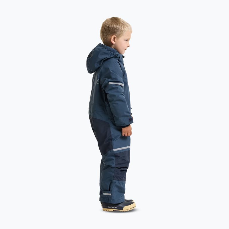 Combinezon de schi pentru copii Didriksons Falken K Coverall 2 mountain blue 3