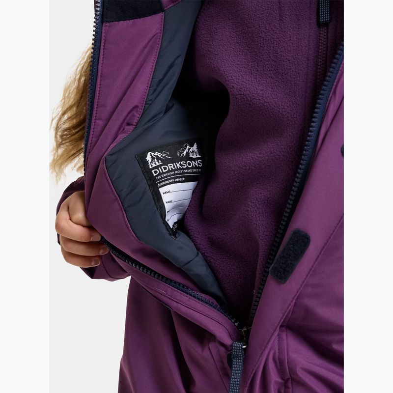 Combinezon de schi pentru copii Didriksons Talvi Cover 2 northern purple 7