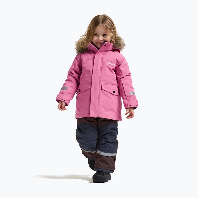 Geacă de iarnă pentru copii Didriksons Bjärven 5 Parka heather pink 2